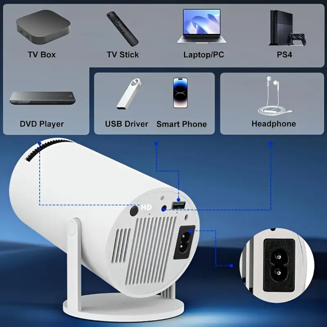 HY300 PROYECTOR INTELIGENTE PARA VER PELICULAS
