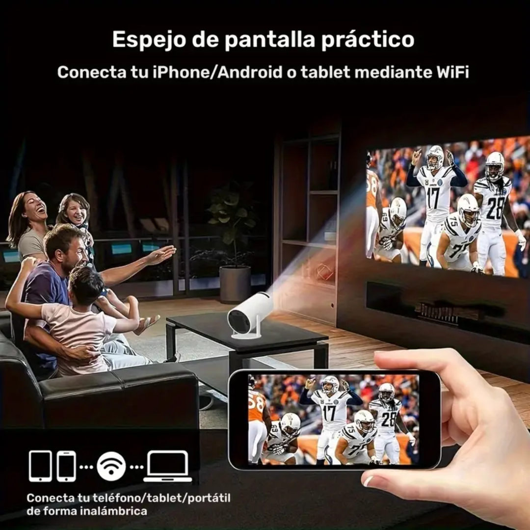 HY300 PROYECTOR INTELIGENTE PARA VER PELICULAS